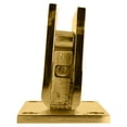thumbnail image 3 of CRL GEN537BR Polished Brass Geneva 537 Series Wall Mount Full Back Plate Standard Hinge With 5 Degree Offset, 3 of 5