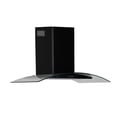 thumbnail image 1 of Campana de Cocina Extractora de Pared AVERA En Acero Inoxidable y Vidrio Templado 90 Cm Negra CEV90N, 1 of 10
