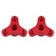 thumbnail image 1 of 2X Eliminador de Embrague Deslizante de Metal para 1/10   Stampede Bandit  VXL XL5 2WD Rojo, 1 of 1
