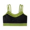 thumbnail image 2 of PNTUTB Women's Color-Blocked Sports Bra with Double Thin Straps Shock-Absorbing Wire-Free,Stretchy Comfort Fitness Workout Yoga Sports Bra, 2 of 6