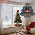 thumbnail image 4 of Metal Hanging Christmas Tree-Shaped Wind Decorations - Festive Garden Spinners with Decorative Outline for Yard and Garden Charm, 4 of 7
