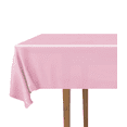 thumbnail image 3 of DecorRack 12 Plastic Tablecloths, 54 x 108 inch, Rectangular, Light Pink, 3 of 5