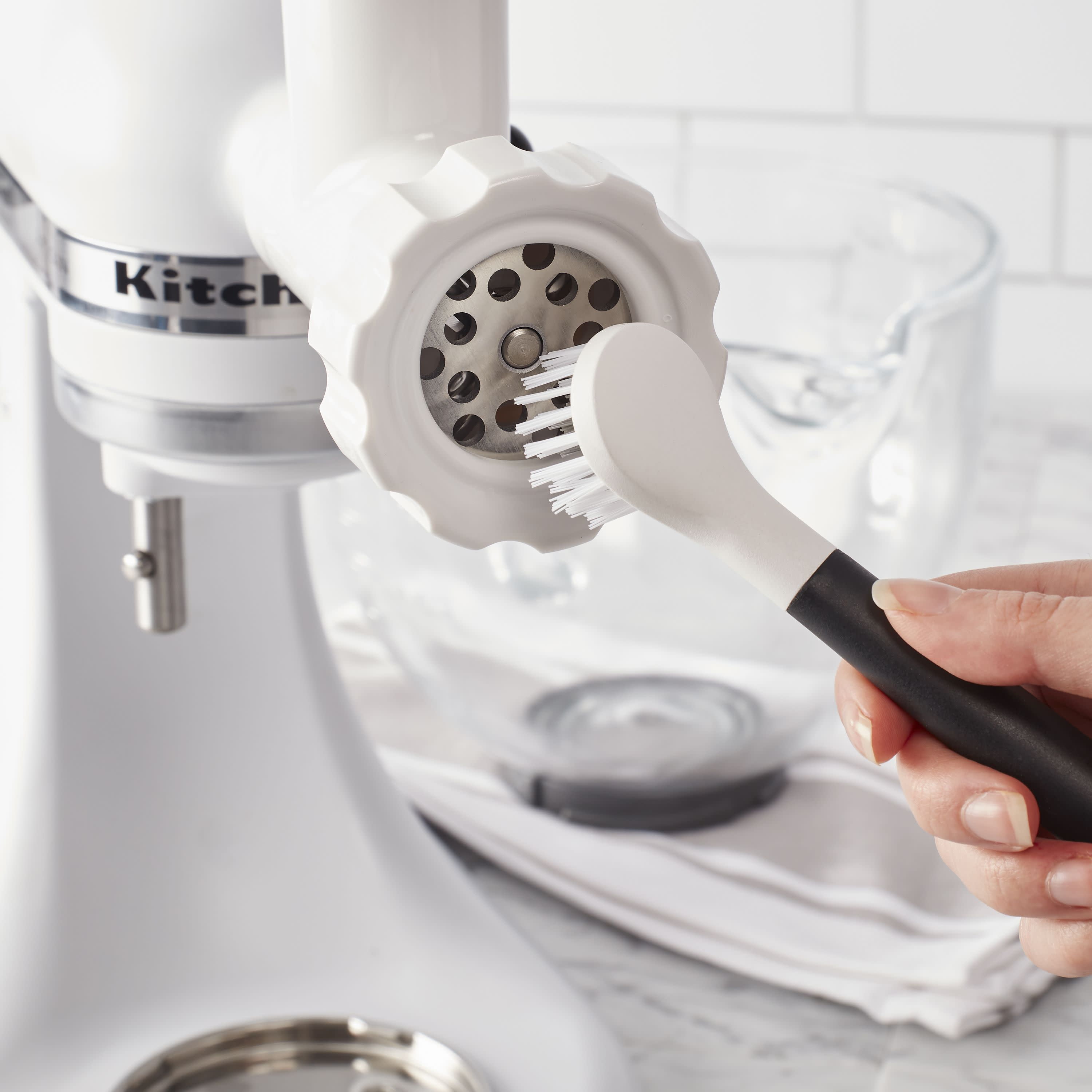 KitchenAid 2-Piece Dish Brush and Gadget Cleaning Brush, Black