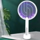 thumbnail image 1 of Teissuly Electric Fly Swatter Racket, 2 In 1 Smart Bu-g With USB Rechargeable Base, Powerful Mosquitoe Trap Lamp With 3-Layer Mesh For Home, Bedroom Teissuly WER202310232563, 1 of 9