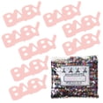 thumbnail image 2 of Confetti Word BABY Pink Pastel - Half Pound (8 oz) - CCL7833, 2 of 8