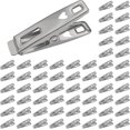 thumbnail image 1 of 60pcs Stainless Steel Laundry Clothes Pins Strong Clamp Clothes Pegs Metal Clips, 1 of 5