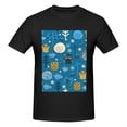 thumbnail image 4 of Bingfone Cute Colorful Owls And Trees Men'S Loose Fit Short-Sleeve Pocket T-Shirt, 4 of 7