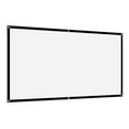 thumbnail image 1 of Portable Projector Screen, Foldable Washable No Crease Polyester Movie Screen, Front Rear Projection, Indoor Outdoor Home Theater Camping, 1 of 7