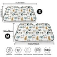 thumbnail image 7 of Lsque Puppy Car Windshield Sun Shade | Accordion Folding Style Auto Shade for Car Truck SUV Van | Blocks UV Rays Sun Visor Protector | Medium, 7 of 7