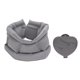 thumbnail image 2 of Almohada de viaje almohada de almohada inflable Mujeres de almacenamiento plegable suave lavable gris, 2 of 7