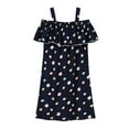 thumbnail image 2 of Honeeladyy Toddler Kids Baby Girl Summer Vacation Dress Suspender Skirt Floral Dress dresses for girls, 2 of 9