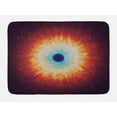 thumbnail image 1 of Space Bath Mat, Galaxy with Stars and Black Hole Mysterious Celestial Magic Astral Universe View, Non-Slip Plush Mat Bathroom Kitchen Laundry Room Decor, 29.5 X 17.5 Inches, Orange Blue, Ambesonne, 1 of 2