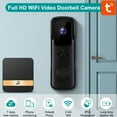 thumbnail image 2 of Doorbell Camera Doorbell, Doorbell Camera Wireless, Doorbell Wireless, Video Doorbell with Chime, Anti-Theft Doorbell, Wireless Doorbell, 2.4Ghz WiFi Only, Suitable for Houses, Apartments, Offices, 2 of 5