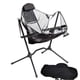 thumbnail image 2 of [Yuexinghui] Propiedad Intelectual Procesada Silla Plegable Silla Mecedora Portátil Para Exteriores Parque Columpio Silla De Playa Hamaca Familiar Silla Plegable Gris 1 ANGGREK Camping Swing Recliner, 2 of 3