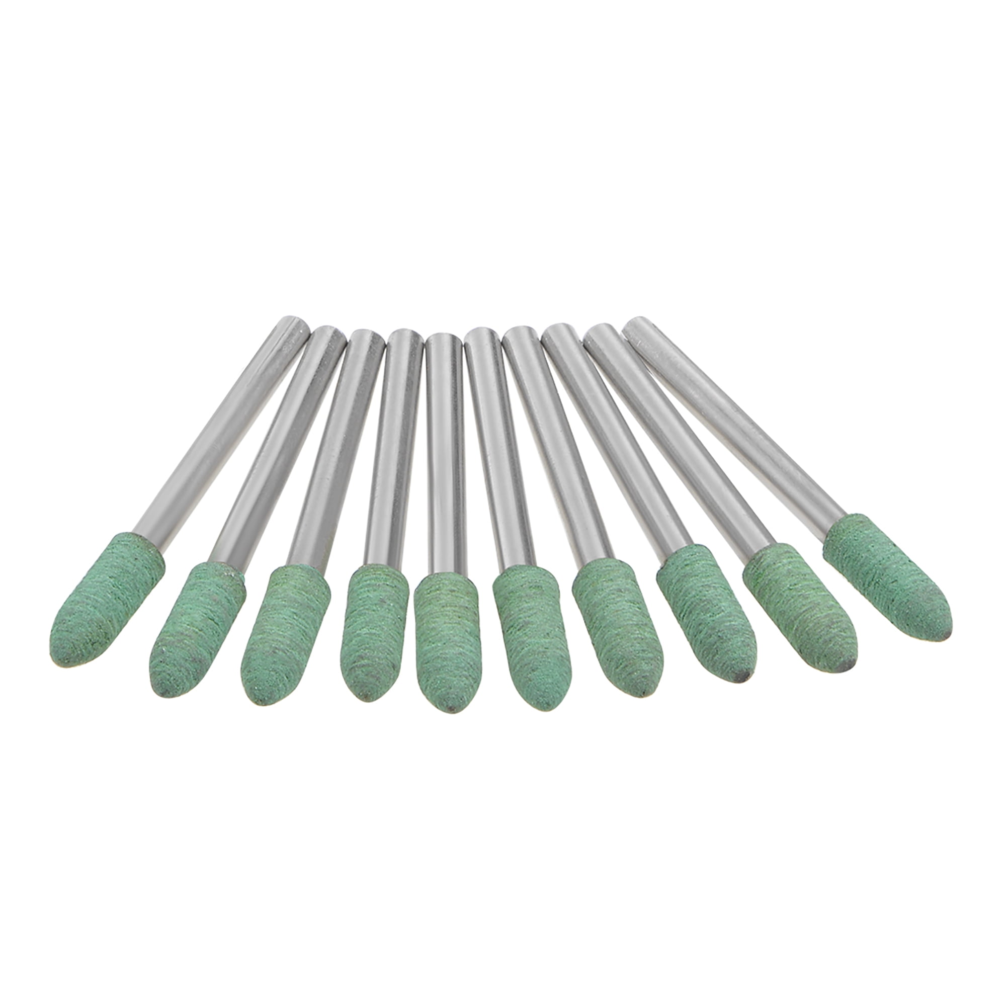 4mm Rubber Mounted Points Tapered with 1/8inch Shank Polishing Buffing