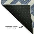 thumbnail image 3 of Addison Rugs Mayfield Washable Transitional Squares Navy Rectangle Rug, 2'6" x 3'10", 3 of 6