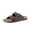 Brown, variant on Mars Slide Sandals for Men, Comfortable Adjustable Double Buckle Mens Sandals with Arch Support Footbed and EVA Outsole