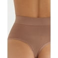 thumbnail image 2 of Joyspun Women's Seamless Mid-Rise Shaping Thong, Sizes S to 3X, 2 of 7