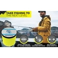 thumbnail image 4 of reaction tackle high performance braided fishing line- fluoro green - 65lb / 1000yds, 4 of 9
