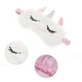 thumbnail image 3 of Unique Bargains 1 Pc Cartoon Sleep Mask Soft Eye Shade Cover for Rest 7.48"x5.51" White, 3 of 6