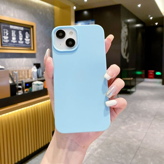 Solid color semi-enclosed frosted case for iPhone 17 Pro Max, shockproof phone case, soft protective case for Apple 12 Pro