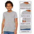 thumbnail image 5 of BELLA + CANVAS Youth Triblend Tee Crewneck Plain T-Shirt (True Royal Triblend , L), 5 of 8