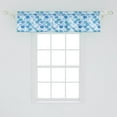 thumbnail image 2 of Ambesonne Moroccan Window Valance, Mosaic Pattern, 54" X 12", Pale Blue, 2 of 3