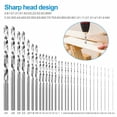 thumbnail image 2 of 31Pieces Mini Micro Hand Drill Bits Micro Mini Twist Drill Bits Set with Precision Hand Tools for Wood, Jewelry, Plastic, 2 of 8