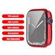 thumbnail image 1 of Funda protectora de reloj inteligente Funda de revestimiento de TPU para Apple Watch 7 (Rojo), 1 of 8
