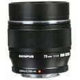 thumbnail image 3 of Olympus 75mm f/1.8 M.Zuiko Digital ED MSC Autofocus Lens for MFT (Micro Four Thirds) Black {58}, 3 of 4