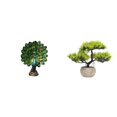 thumbnail image 1 of Estatua Bonsái de . Elegante colección de esculturas de animales con vegetación artificial. Adorno de planta sintética para decoración de mes, 1 of 8