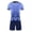 D Purple, variant on Kids Soccer Uniforms Mesh Breathable Quick Dry T Shirts and Shorts for Boys Girls Team Gym Game Soccer Jersey 2 Piece Sets 3-15 Years