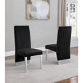 thumbnail image 4 of Silver Stainless Steel 5 Piece Dining Set with Round Clear Glass Table, 4 of 4