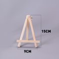 thumbnail image 1 of Mini caballete de madera de escritorio para niños, pequeño caballete plegable para óleo, caballete de mesa, trípode, 1 of 5