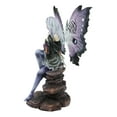 thumbnail image 5 of Ebros Large Purple Midnight Butterfly Winged Fairy With Wyvern Dragon Figurine, 5 of 9