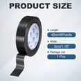 thumbnail image 2 of Uxcell Duct Tape (1.18 Inch x 49 Yards, Black) Heavy Duty Industrial Duct Tape Easy Use Strong Adhesive No Residue, for Repairs Crafts Projects Home Improvement, 2 of 7