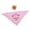 Pink, variant on M Buder Dog Birthday Outfit Bandana and Hat Set Complete Puppy Party Supplies with Triangular Bibs Scarf for Pet Decoration, Blue (Approx 5.12 inches / 13 cm)