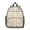 Geometric Stripe Beige, variant on Geometric Square Black Pattern Backpack for School, Cute School Bag with Adjustable Shoulder Straps and Padded Back, 13.8"x11.4"x6"