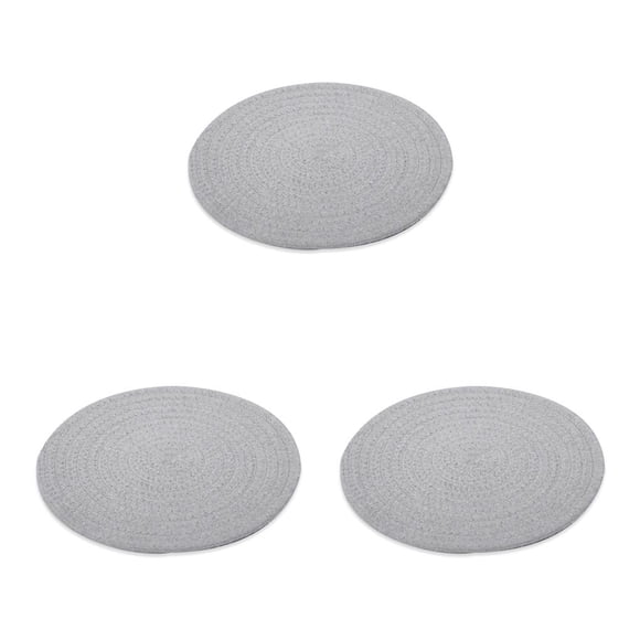 Matsuzay Soporte para sartenes Weave Protector Hot Pad Soporte para ollas multicolor Gris Type1 NO1