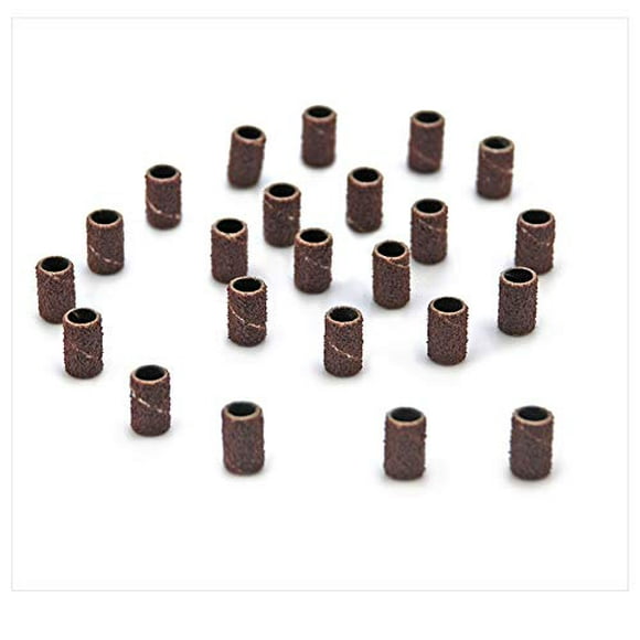 Rolabling 150 bandas de lijado de uñas de 80 pulgadas, 120 pulgadas, 180 pulgadas, lima para taladro eléctrico de uñas, herramientas de manicura (juego)