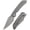 Beadblasted Anodized Titanium, variant on Kansept Fenrir Folding Pocket Knife 3.48'' Rose Gold CPM S35VN Blade,Blackwash Titanium Handle with Micro Water Ripple Texture,K1034C3