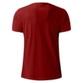 thumbnail image 3 of Iaqnaocc American Flag Shirts for Men Novelty Graphic Short Sleeve Patriotic Independence Day 250th Anniversary Usa Flag Crewneck Casual T-Shirt Red 2XL, 3 of 3