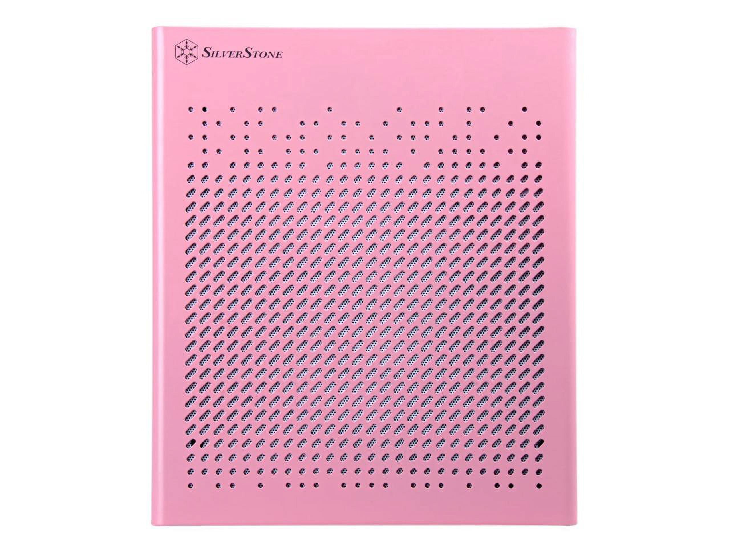 SilverStone Technology SUGO 16 Pink Mini-ITX Small Form Factor case with All Metal Construction, SST-SG16P
