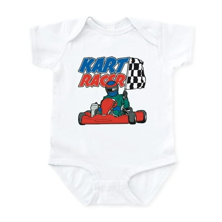 

CafePress - Kart Racer Infant Bodysuit - Baby Light Bodysuit Size Newborn - 24 Months