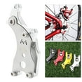 thumbnail image 3 of Bikes Disc Brake Adapter Road Bicycle Mountain Road Disc Brake Converter Fixed Seat Parts Silver, 3 of 9