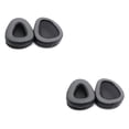 thumbnail image 4 of Seitruly Paquete de 2 almohadillas para auriculares, almohadillas suaves para auriculares, funda de cojín, accesorios para orejeras, repuesto Negro 2piezas, 4 of 6