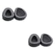 thumbnail image 2 of sweethay Almohadillas para auriculares de 2 piezas, almohadillas para auriculares, almohadillas para auriculares, repuesto de piezas de repuesto Negro 2piezas, 2 of 6