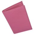 thumbnail image 2 of Men's Mini Slim Thin Bifold Genuine Leather ID Card Bill Holder Wallet (Pink), 2 of 6