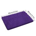 thumbnail image 3 of Veeogra Clearance Items,Blue Purple Bathroom Carpet Absorbent Bathroom Mat Soft And Comfortable Furry Durable Thickened Bathroom Carpet Machine Washable Reusable, 3 of 9