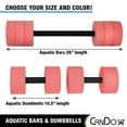 thumbnail image 4 of CanDo Aquatic Swim Bars and Dumbbells for Hydrotherapy, Swimming, Water Aerobics, Rehab, Swim Lessons, Pool Fitness & Learning to Swim, 4 of 8